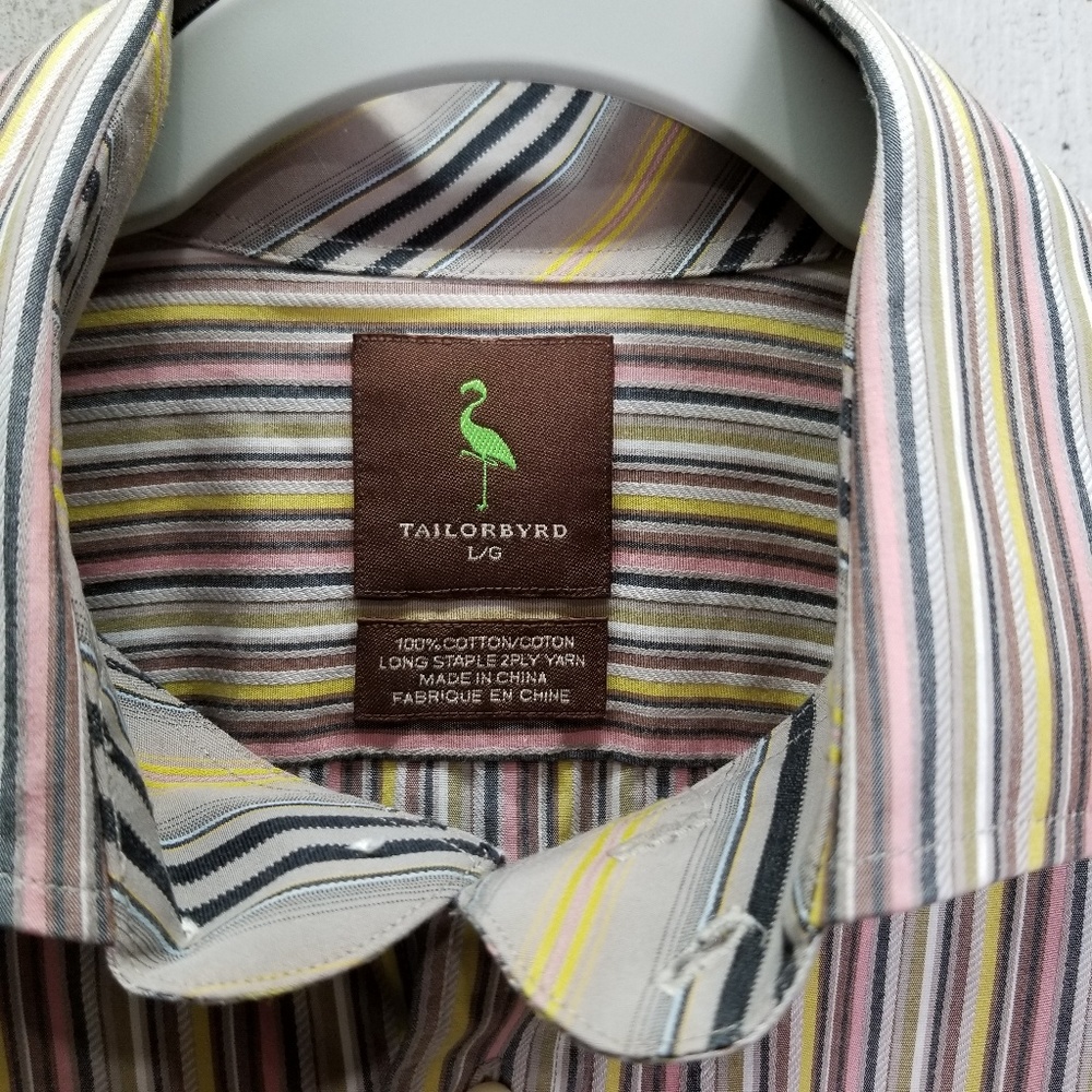 TAILORBRYD Size L. Button Down Long Sleeve Shirt